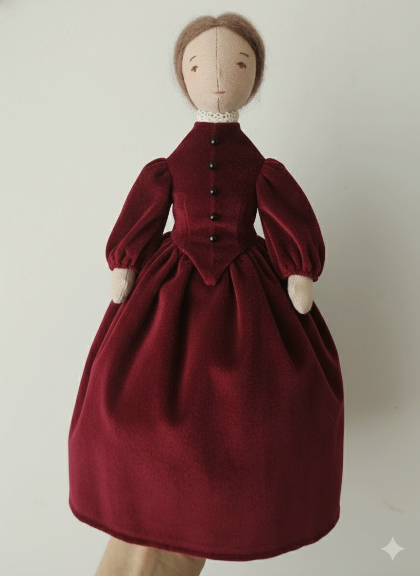 Mid Victorian Doll Dress Pattern for Victorian Doll Tutorial – Little Farm Patterns