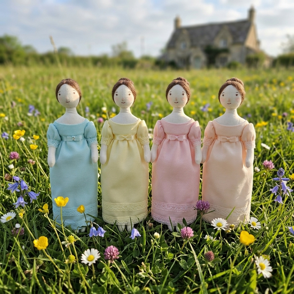 Pastel Empire Dress Pattern for Victorian Doll (New Body Included) Tutorial