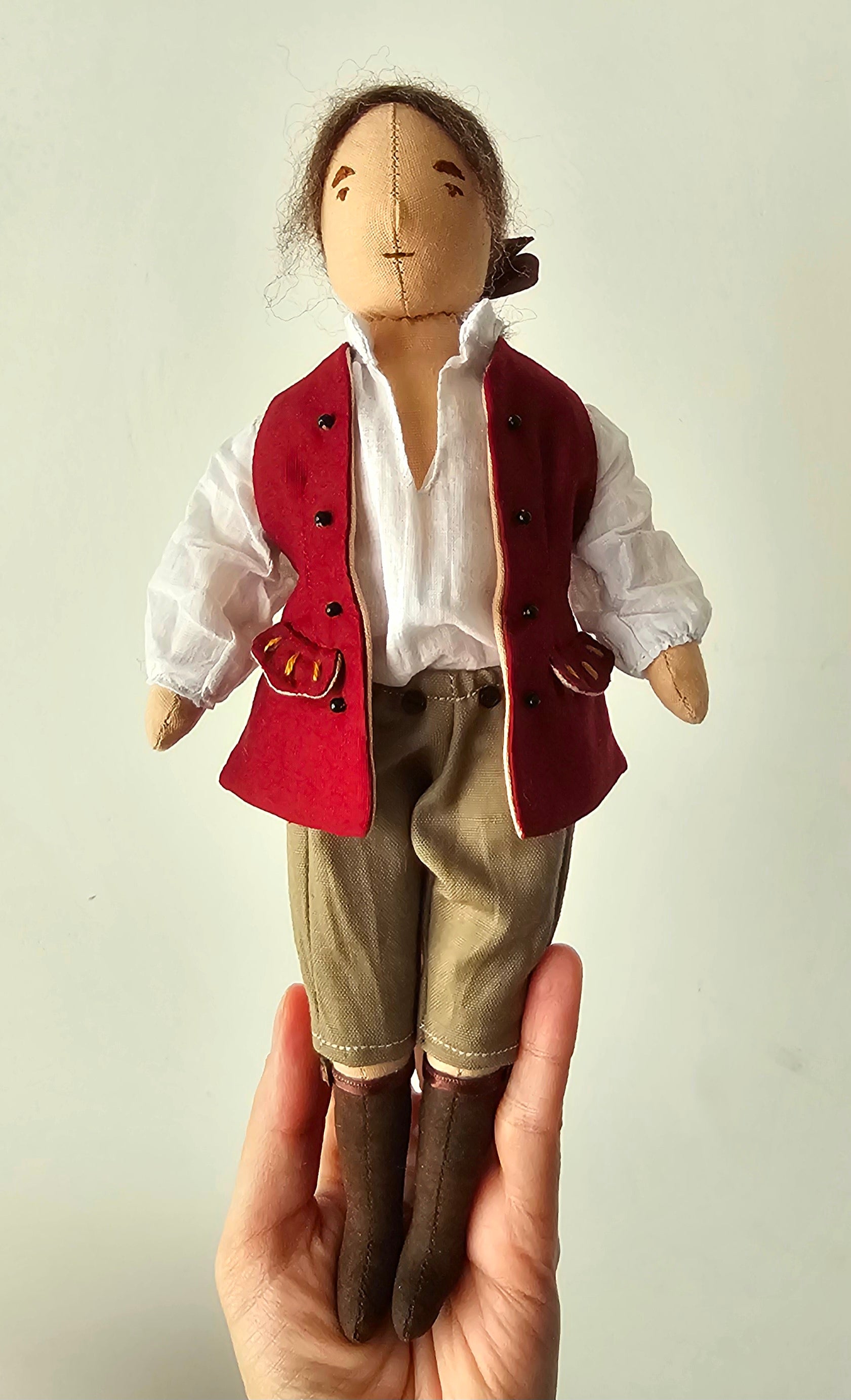 DIY ebook Victorian Boy Doll Body & Outfit Step-by-Step Tutorial