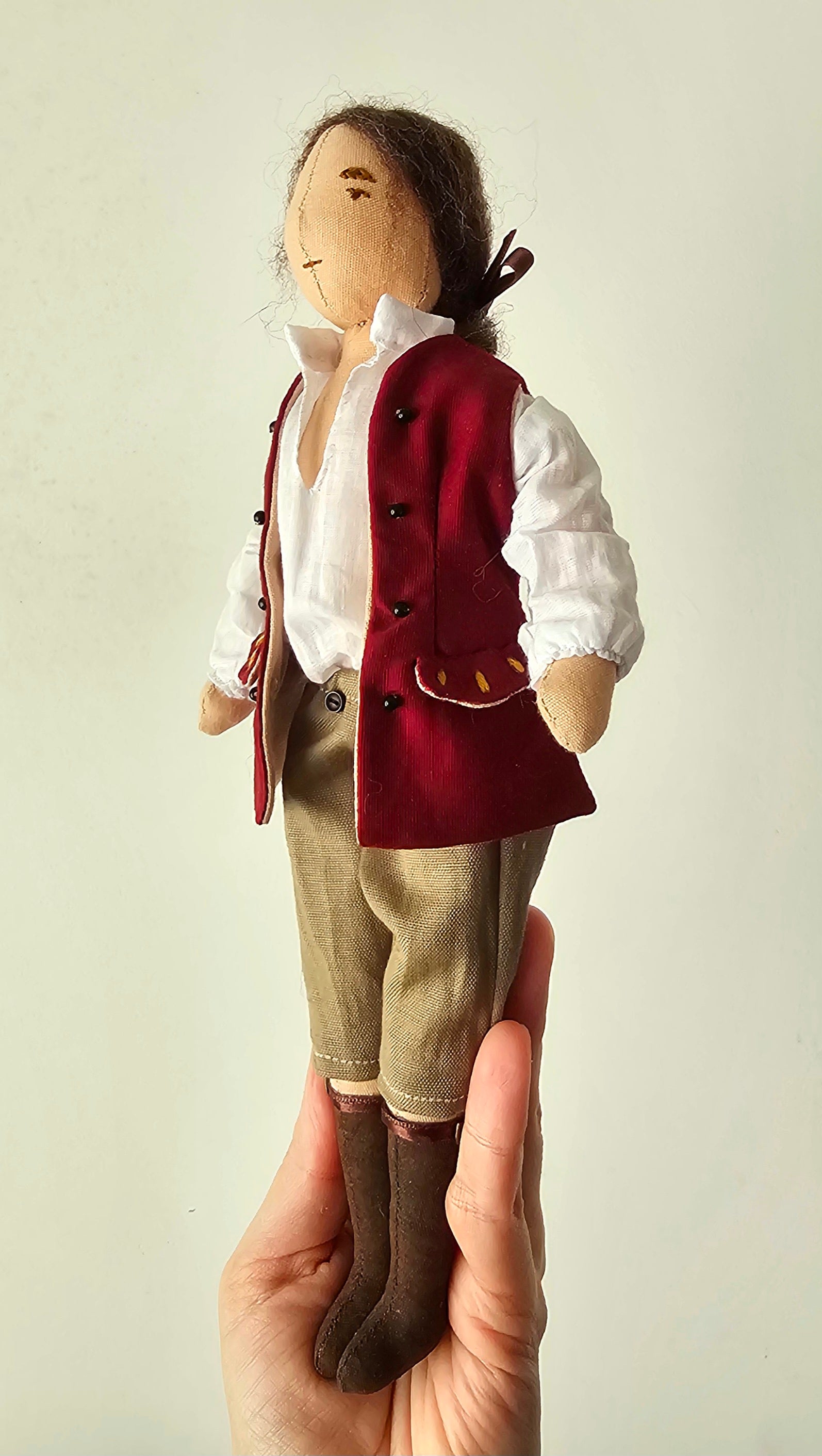DIY ebook Victorian Boy Doll Body & Outfit Step-by-Step Tutorial