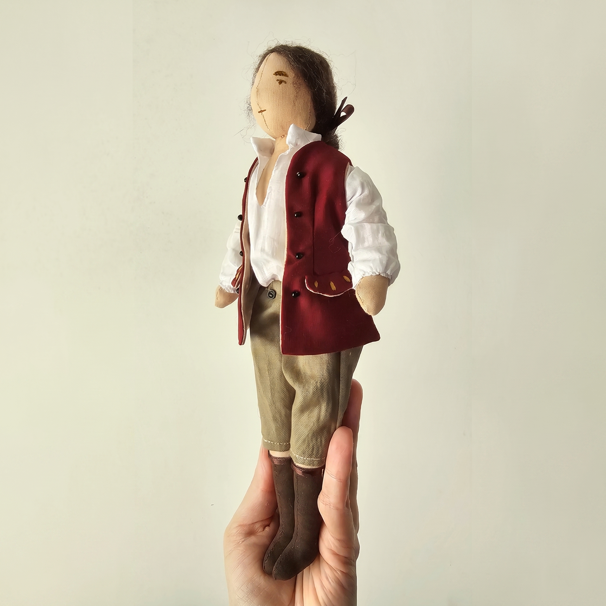 DIY ebook Victorian Boy Doll Body & Outfit Step-by-Step Tutorial
