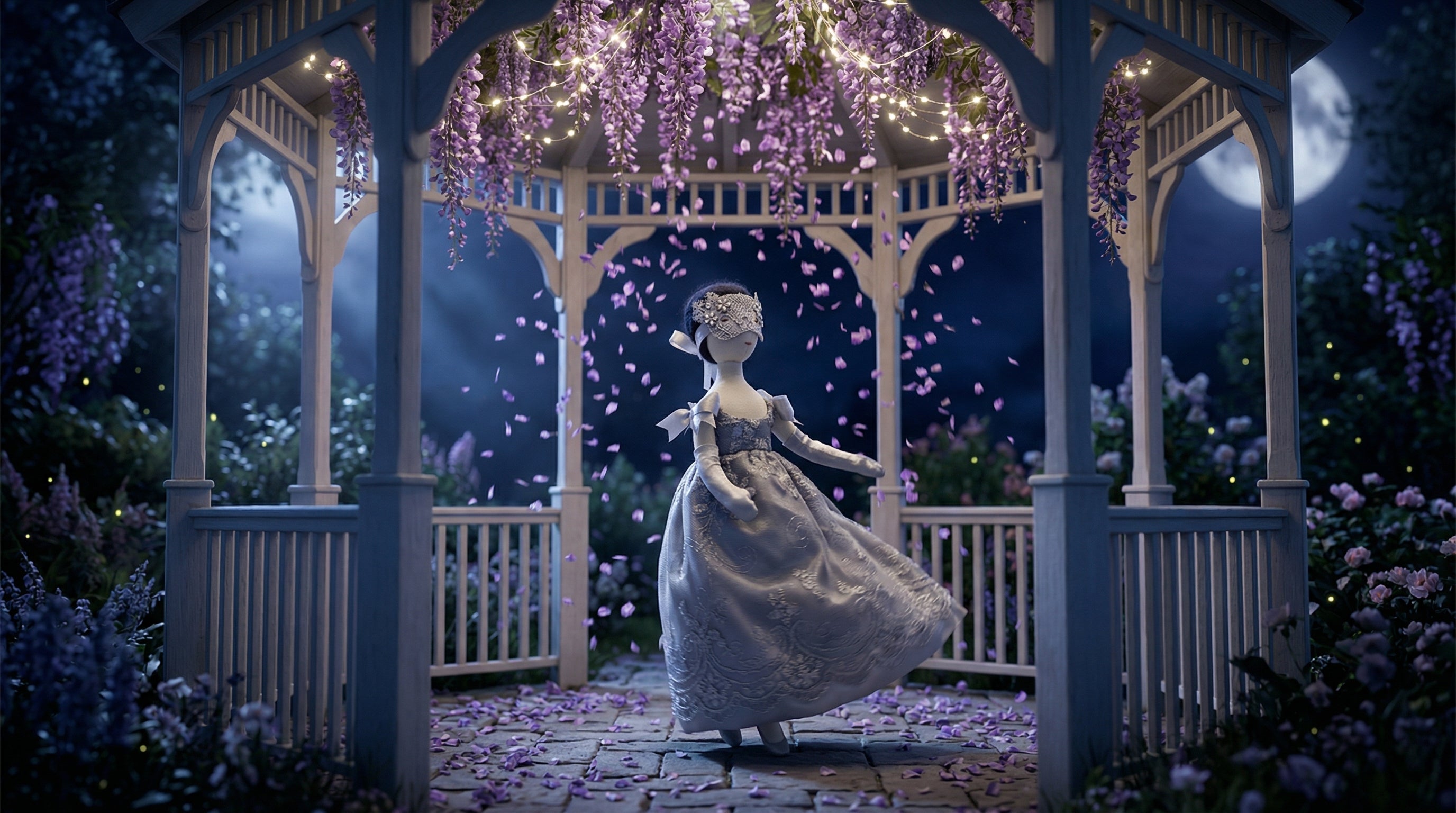 DYI ebook Lady in Silver Doll & Dress Step-by-Step Tutorial