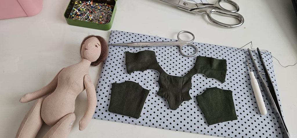 18th Century Dress Pattern for Victorian Doll Tutorial
