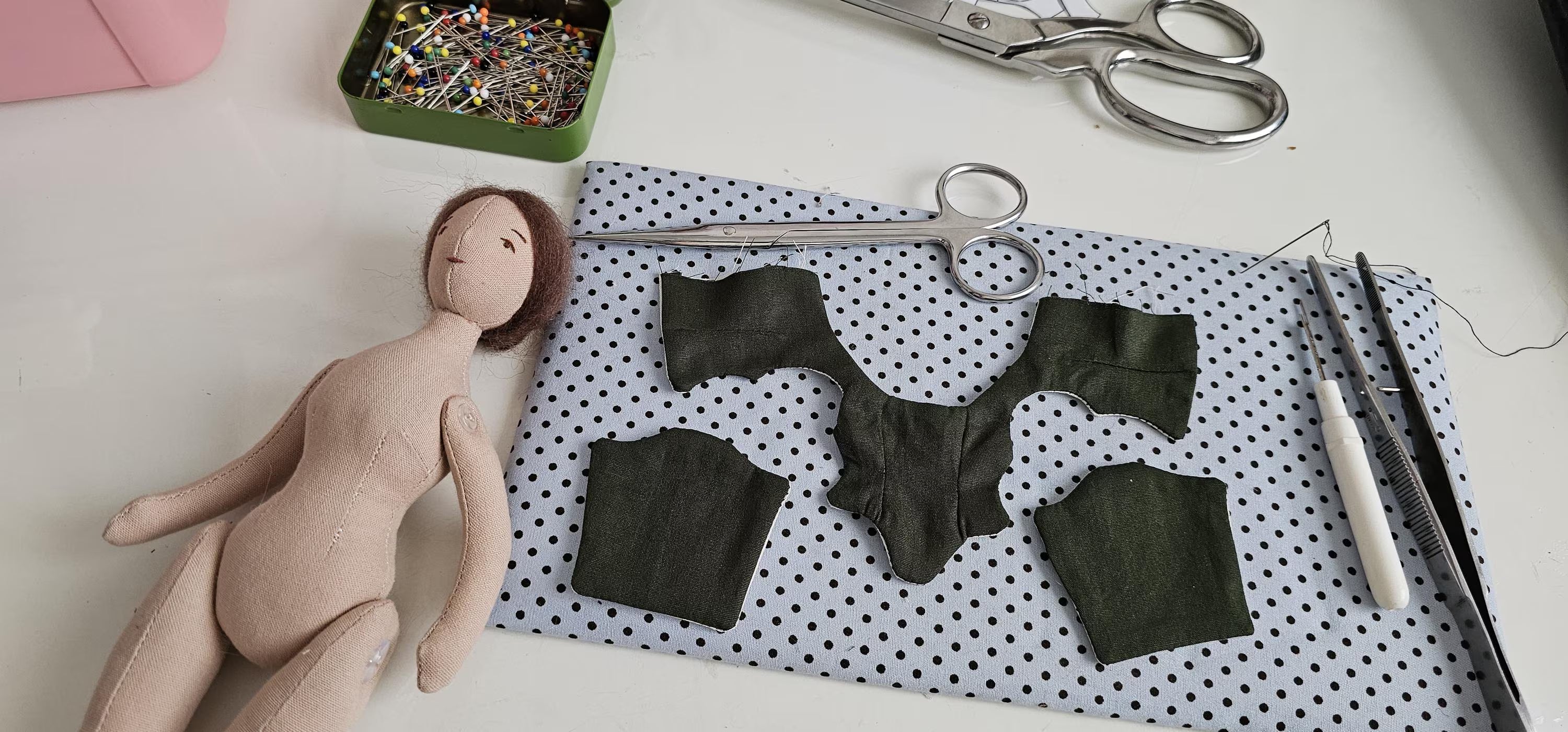 18th Century Dress Pattern for Victorian Doll Tutorial
