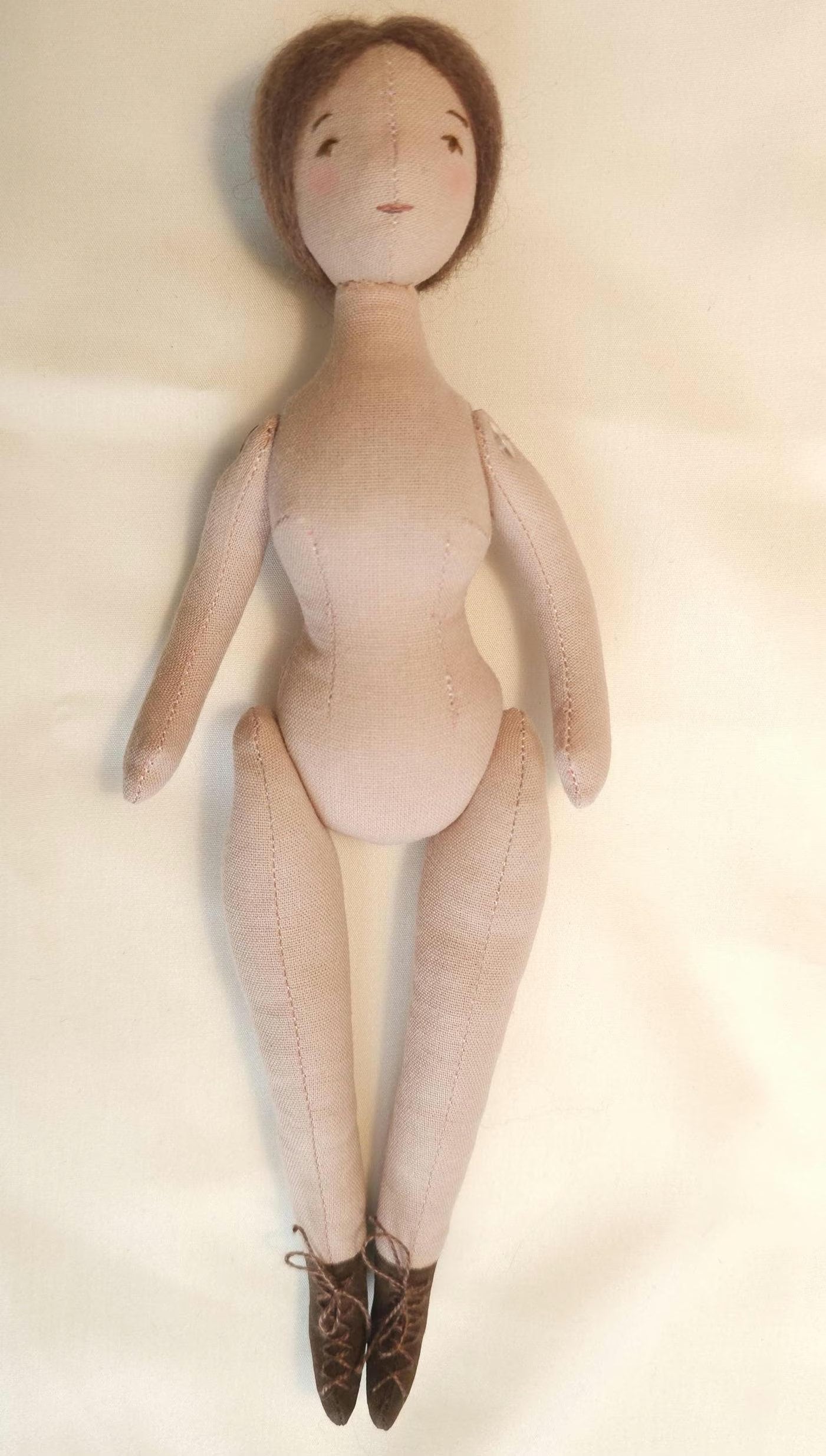 Victorian Doll Body & Dress Pattern Step-by-Step Tutorial